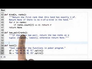 Two Pair Function - Design of Computer Programs