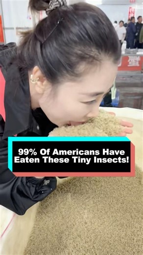99% Of Americans Have Eaten These Tiny Insects! #crab #seafood #youtube #shorts
