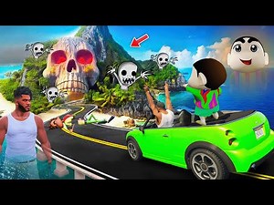GTA 5 Bangla - এইখানে ভূত Franklin Shinchan finds a horror secret island