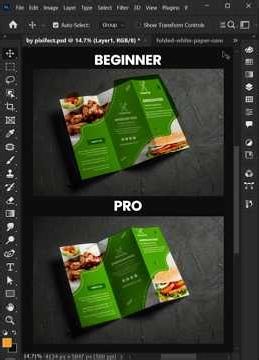 Photoshop Tips 2026 - Create a Tri-fold Flyer Mockup Like a Pro #photoshop