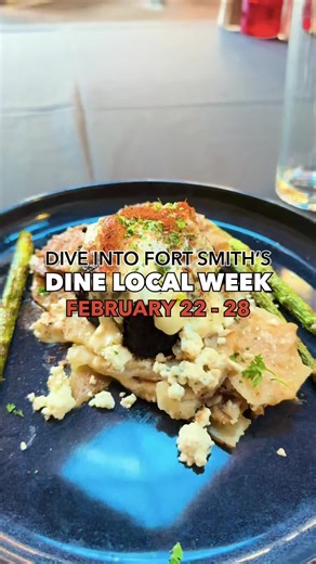 Fort Smith Dine Local Week: February 22-28 🎉 Ready to explore Fort Smith's food scene? We've got 25 local restaurants ready to welcome you with exclusive deals. Come hungry, leave happy. @2Dang Good • 21 West • @810 Fort Smith • @Aj’s Oyster House • All Taste • Birrieria La Jefa • BluPoint Seafood & Steak • Boondocks • Digs • @Doe’s Eat Place • El Olvido • @Fort Smith Coffee Co. • The Egg of Fort Smith • Geno's Pizza • George's • Gusanos • La Huerta • Paizis • Piatto • Prima Italia • @Rolandos 