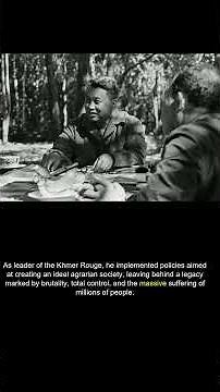 Who was Pol Pot? The Radical Dictator #PolPot #Dictator #Cambodia #History #ShortsEnglish #WhoWas