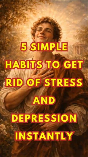 5 SIMPLE habits to get rid of Stress and Depression INSTANTLY