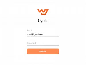 Sign In Page Animation