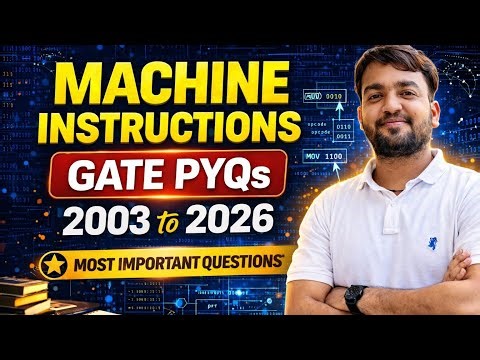 Part 2: Machine Instructions PYQs | GATE COA Questions | Gate 2027 | Gate 2028 | Gate Warriors