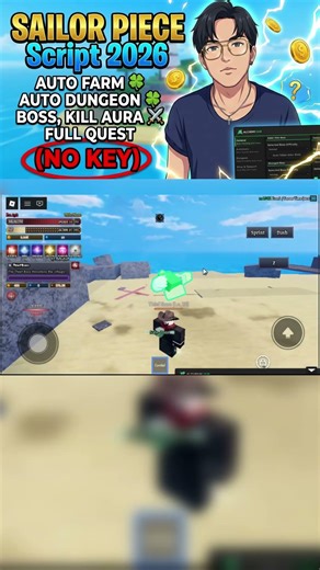 SAILOR PIECE Script 2026 AUTO FARM, AUTO DUNGEON, BOSS, KILL AURA, FULL QUEST (NO KEY) 🗡️🍀