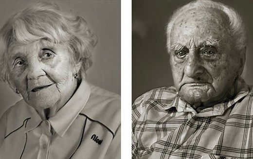12 unforgettable side-by-side photos of people over 100-years-old with their younger selves
