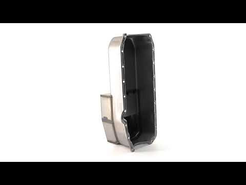 STEEL 1958-79 CHEVY SB 283-400 IMCA CIRCLE TRACK RACING OIL PAN - RAW