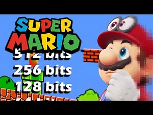 Mario 512 bits 256 bits 128 bits 64 bits 32 bits 16 bits 8 bits 4 bits 2 bits 1 bit 1/2 bit 1/4 bit