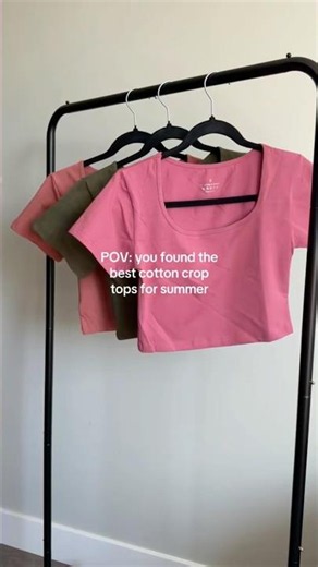 Best Cotton Crop Tops #amazoncanada #canadianshopping #fahsion