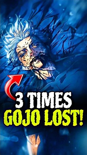 Gojo Lost 3 Times! 🤯 Jujutsu Kaisen Explained |
