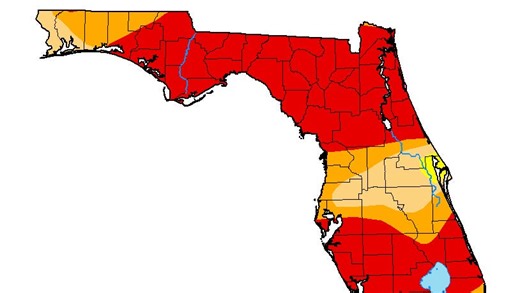 Much of Florida suffering lack of rain. What about fire, water shortages?