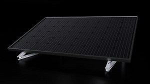 4x Solarmodul Halterung - 0% MwSt│ Halterung für Solarmodule bis zu 114.5 cm │ Robuste Solarpanel Halterung │ Einstellbarer Neigungswinkel 0° - 90° │ Flachdach, Balkonkraftwerk, Wand etc.