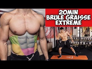 20 MIN EXTREME FAT BURNER COMPLETE SESSION! (weight loss flat stomach bodybuilding)