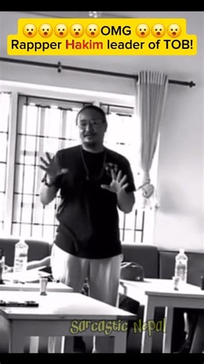 Rapper Hakim also a main TOB leader #sarcasticnepal #TOB #genZ #genznepal #hakim | Sarcastic Nepal