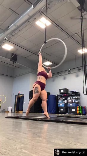 💫 @the.aerial.crystal #aerialhooptricks | Aerial Hoop Tricks