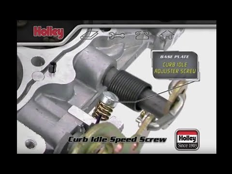How To Set The Curb Idle Speed On Your Holley Carburetor
