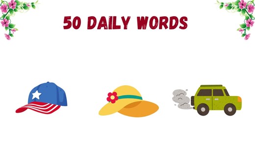 Master 50 Essential Daily English Words