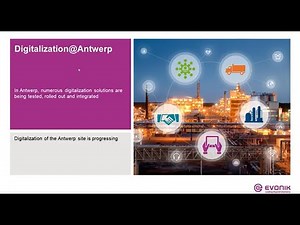 DigiCon: Digitalization at Antwerp | Evonik