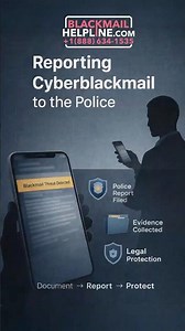 The First Digital Step: Reporting Cyberblackmail to the Police