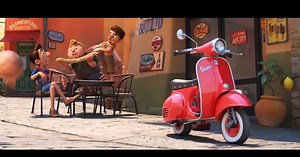 The Vespa in Pixar's new film „Luca“
