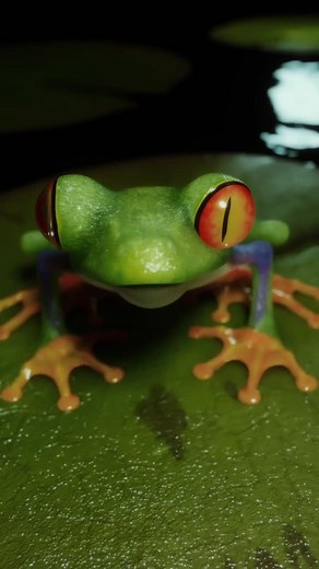 Krazymations on Instagram: "Happy Friday!! #weekend #friday #frog #3danimation #krazymations"