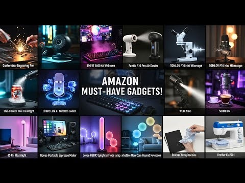 12 Unique and Cool Amazon Products That Make Life Easier 😍#coolgadgets #amazonfinds #techgadgets