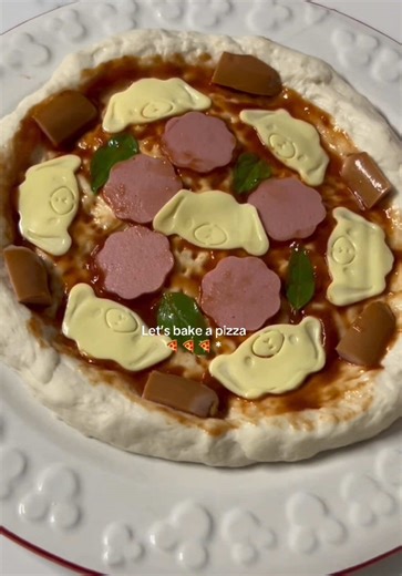 Delicious Pizza with Fish Sticks