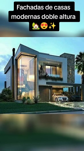 Fachadas de Casas Modernas de Doble Altura