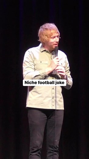 Niche football joke 😂 #funny #football #comedian #laugh | Mark Simmons