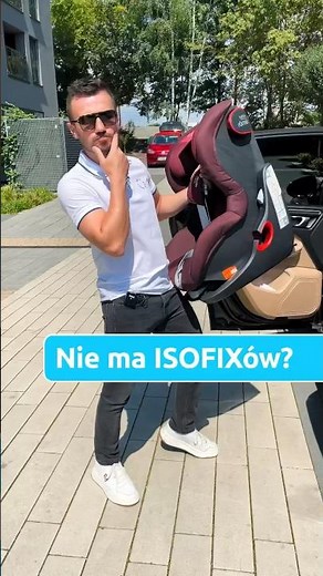 Britax Romer King II LS fotelik samochodowy • Nie ma ISOFIXów? Montaż pasem bezpieczeństwa samochodu