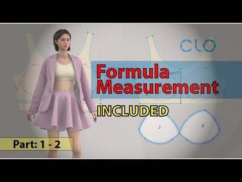Part 1: How to Make Sport Bra Patterns with Pads CLO 3D