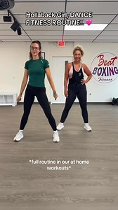 374K views · 6.6K reactions | Hollaback Girlllll, DANCE FITNESS ROUTINE!!  *full routines & workouts with us through the #beatboxingfitness app on the app store* #dancefitness #weightloss #app #workout #athomeworkout #cardio #fitness #dance #athome | Bev & Haily's Beat Boxing Fitness | Facebook