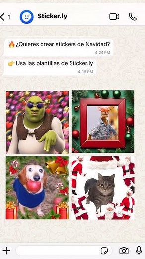 Sticker.ly Official on Instagram: "🎄Crea tus propios stickers con las plantillas de Sticker.ly🔥 #stickers #sticker #stickerly #insta #navidad #plantillas #whatsapp #explore #tutorial"