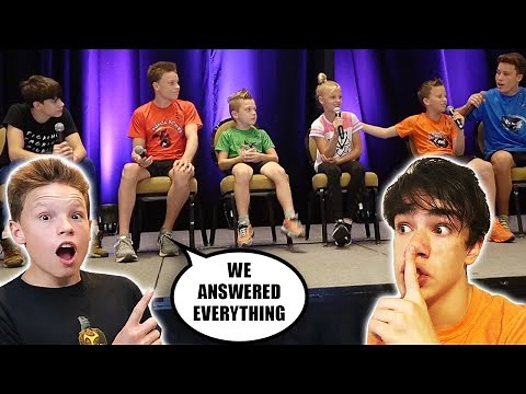 Ninja Kidz & I Answer Everything Asked at Clamour Live Q&A