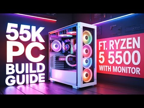 55k PC Build Bangladesh | Gaming PC With Monitor Build Guide |