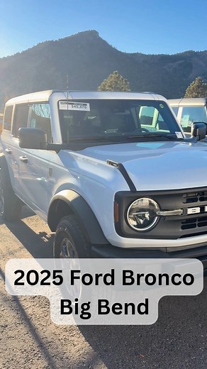 Meet the Bronco Big Bend — bold design, confident handling, and the kind of capability drivers trust on every mile. Lease yours for $539/mo for 36 months, $2,000 due at signing. See More Here: https://bit.ly/3WXb1VJ | Durango Ford Lincoln
