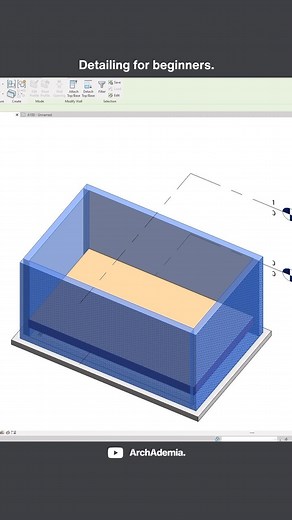 Architecture & Design on Instagram: "Checkout @archademia_ latest YouTube video on the basics of detailing in Autodesk Revit. #architectanddesign • #design #program #autodesk #revit #cgi #render #tutorial #tips"