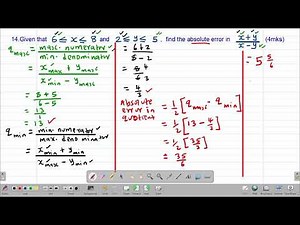 MATH: FORM3: APPROXIMATIONS AND ERRORS: LESSON 12