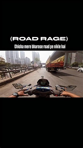 Thanos on Instagram: "Kuch log paida hi g@nd ka dard banne k liye hote hai #roadrage #highway #mumbaivlogger #ridesafely #closecall"
