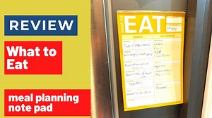 Watch What to Eat meal planning note pad on Amazon Live