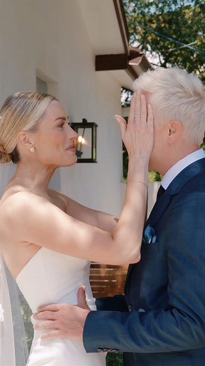Arielle Vandenberg on Instagram: "Our first look! 🥹🫶🏻🥰 🎥: @whiteinrevery"