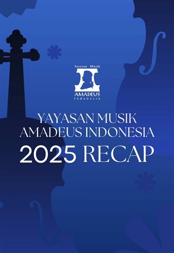 2025 Recap! 🎵💫 This year, Amadeus shared a vibrant journey of music through student and departmental concerts, including Peko Piano Fantasies, A Night at the Opera (woodwinds & brass), Science Fiction (percussion), and An Afternoon with Amadeus—our first chamber music concert. The Amadeus Symphony Orchestra presented major events such as Lost & Found: A Symphony Reclaimed featuring cellist Konstanze Pietschmann, and Mozart’s Coronation Mass in Pontianak with Jakarta Festival Chorus. Two defini