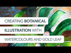 FREE CLASS | Botanical Illustration with watercolour and gold leaf
