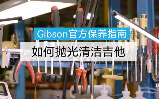 [中文字幕]如何抛光清洁你的吉他——GIBSON乐器保养指南/ 译制By. 洋声乐器