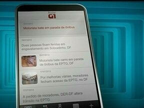 Aplicativo mostra o trânsito em tempo real