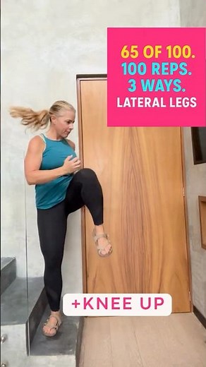 Day 65 | Lateral Step-Up Workout 💥 Side Step, Rotation + Squat | 100 Days of Movement #legs