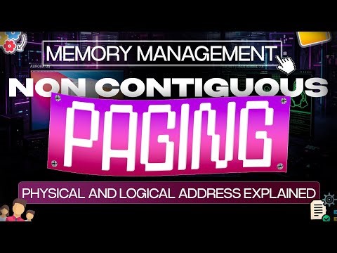 Paging in Operating System | Non-Contiguous Allocation & Address Translation | Complete guide