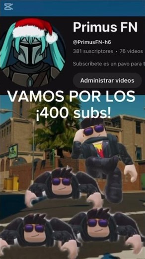 VAMOS POR LOS 400 subs #roblox #memes #400