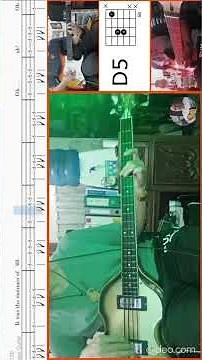Summer Of 69 - How To Play on Bass Guitar - Bryan Adams ‪@TeacherBob‬